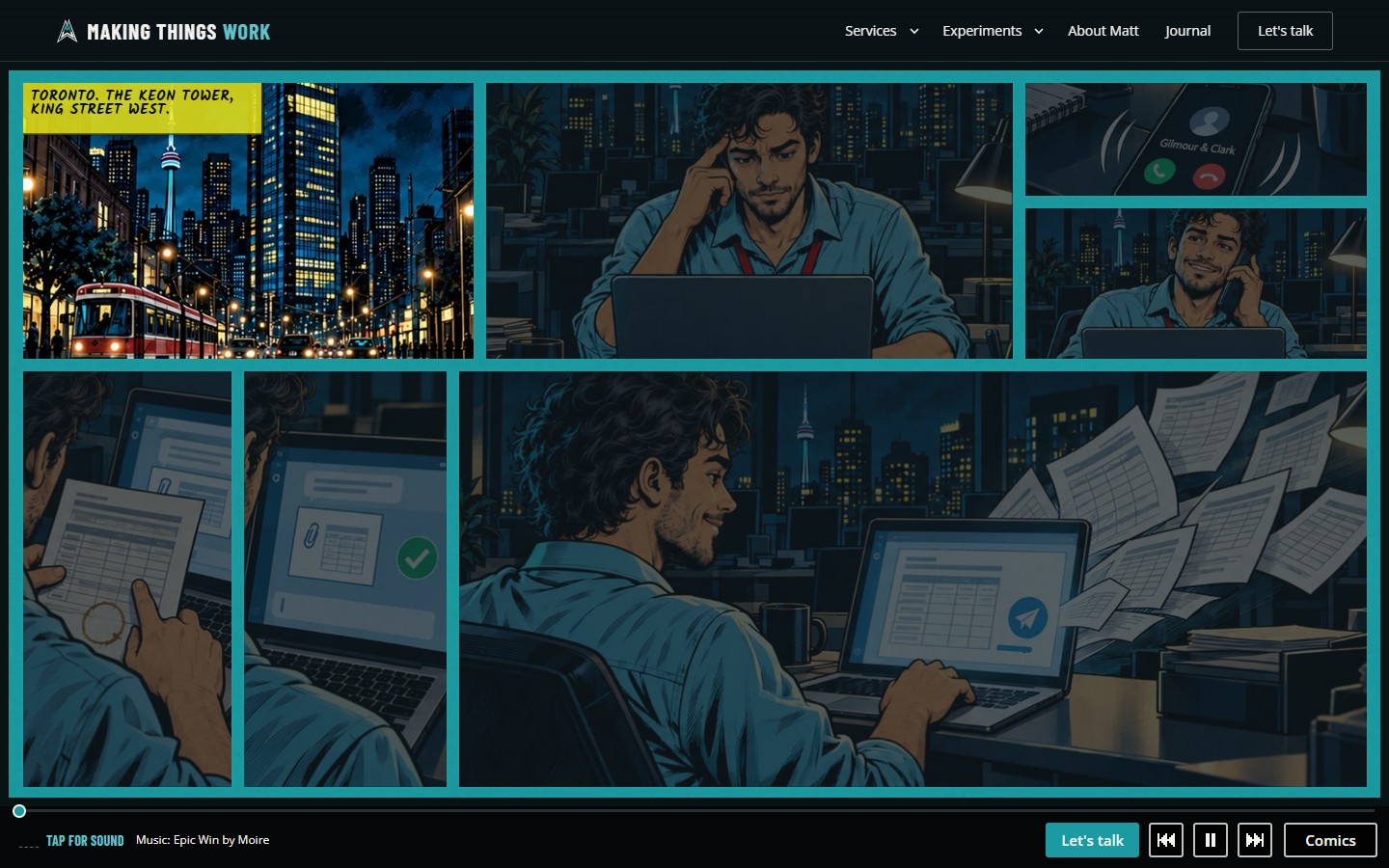 Comics screenshot